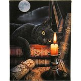 Tablou canva pisica neagra Ora Vrajitoarelor 19x25cm - Lisa Parker